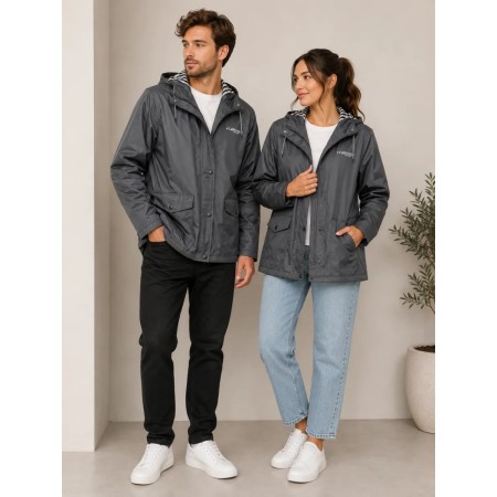 California Forever Unisex Yağmurluk Gri