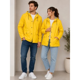 California Forever Unisex Yağmurluk Sarı