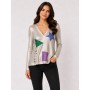Miara Women's Glitter Detail Blouse - Elegance and Style