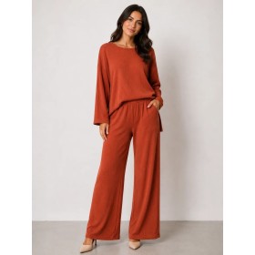 Brown Soft Textured Set 157 - Elegance and Comfort