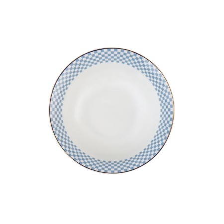 Karaca Lyria Blue Deep Plate 20 cm - Elegant Tableware