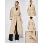 Afife Camel Color Women's Overcoat - Stylish and Modern