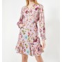 Koton Women's Purple Patterned Dress | Elegance and Comfort