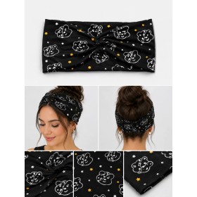 Bez Oval Bandana Siyah