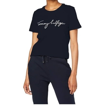 Tommy Hilfiger Kadın Lacivert Tshirt - Şık ve Rahat