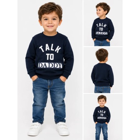 Macera Kids Erkek Çocuk Sweatshirt Lacivert