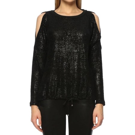 Network Kadın Siyah T-shirt 1071045