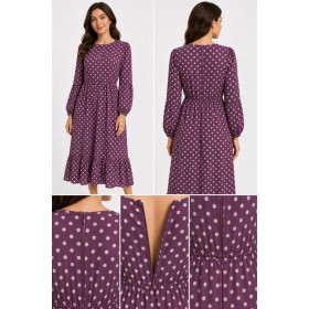 Butik Sude Kadın Lila Elbise
