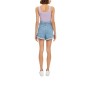 Defacto Women's Blue Belt Detailed Pocket Shorts - Stylish & Comfortable