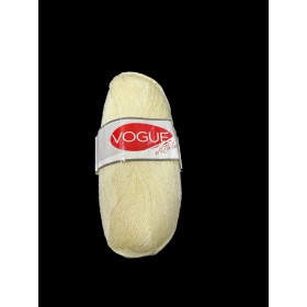 Vogue Krem Rengi Simli Örgü İpi 100gr