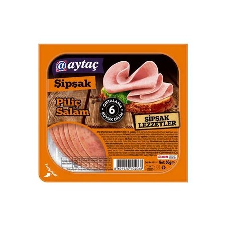 Aytaç Şipşak Piliç Salam Dilimli 60 G