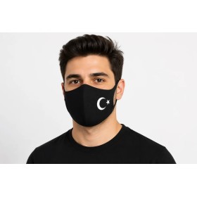 Rossini Yıkanabilir Maske Ay Yıldız Detaylı