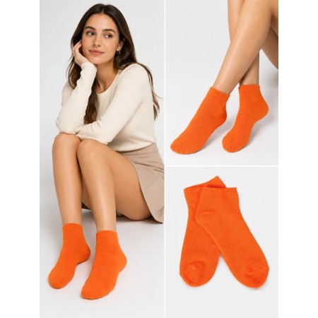 Socksmax Turuncu Kadın Neon Havlu Çorap 80205057103
