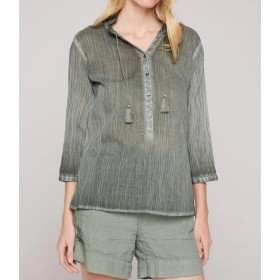 Camp David Soccx Women's Khaki Blouse - Stylish and Comfortable