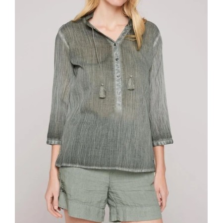 Camp David Soccx Women's Khaki Blouse - Stylish and Comfortable
