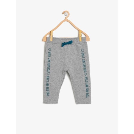 Koton Printed Sweatpants Grey - Stylish and Comfortable