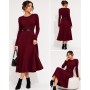 New Station Women's Burgundy Dress - Stylish and Elegant Clothing