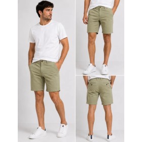 North Hill Haki Chino Shorts - Stylish and Comfortable