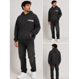 Alika Kadın Siyah Kapüşonlu Sweatshirt