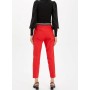 Defacto Women's Red Woven Pants | Stylish and Comfortable