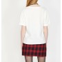 Koton Bayan İnci Detaylı T-Shirt Beyaz 9KAL19033IK001