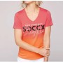 Camp David Payet Logo Pembe Dip Dye V Yaka Tişört SU2399-3865-33