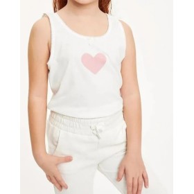 Defacto Girl's White Tank Top - Stylish and Comfortable