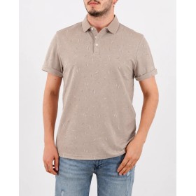 Trender 2231 Printed Polo Men's T-Shirt - Stylish and Modern