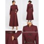 Kayra Women's Belted Ferace - Elegance and Comfort