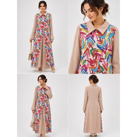 Setrems Colorful Women's Long Dress - Elegance and Comfort