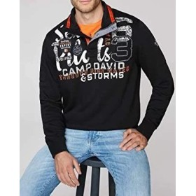 Camp David Black Men's Sweatshirt - Stylish and Comfortable Wear