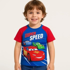 Disney Super Speed Cars Erkek Çocuk Tişört | Eğlenceli Tasarım