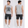 Lee Cooper Erkek Askılı Gri Slim Fit Tişört 199 LCM 243004