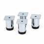 Base Foot Column Plastic Chrome Color 6 cm - Stylish Design