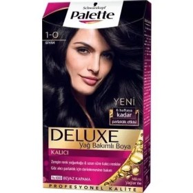 Palette Deluxe 1.0 Siyah Saç Boyası - Kalıcı Renk