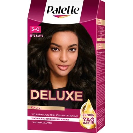 Palette Deluxe 3-0 Koyu Kahve Saç Boyası
