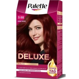 Palette Deluxe Set Hair Dye 5.88 Burgundy Red - Long-lasting Color
