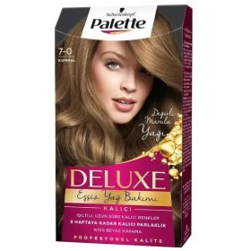 Palette Deluxe Hair Dye No: 7-0 Ash Brown - Long-Lasting Color