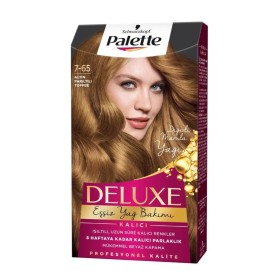 Palette Deluxe Hair Dye 7.65 Golden Shimmer Toffee - Vibrant Color