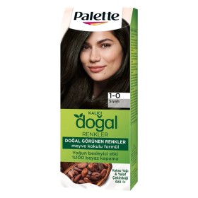 Palette Kalıcı Doğal Renkler 1-0 Siyah Saç Boyası 110 Ml