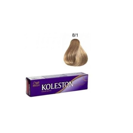 Wella Koleston 8/1 Light Ash Brown Dye | Quality Hair Colors