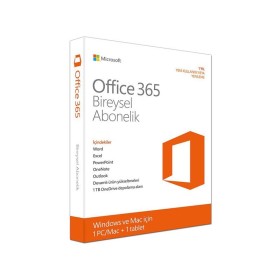 Microsoft Office 365 Bireysel - 1 yıllık abonelik - 1 kullanıcı - PC/MAC