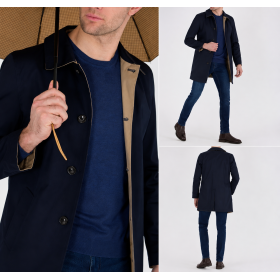 Cacharel Men's Navy Jacket - Style and Comfort