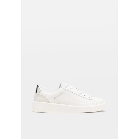 Stradivarius Women's White Combination Sports Shoes - Elegance and Comfort