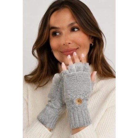 Syt Women's Foldable Fingerless Gloves - Stylish and Comfortable