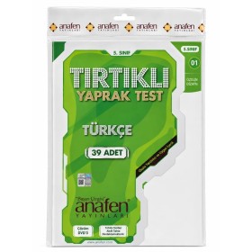 5. Sınıf Türkçe Tırtıklı Yaprak Test - Anafen Yayınları