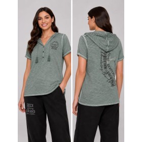 Camp David Hooded Women's Blouse - Stylish and Comfortable