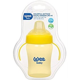Wee Baby 775 Colorful Akıtmaz Kulplu Bebek Bardak Biberon 240 ml 53830