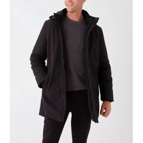 Lc Waikiki Siyah Kapüşonlu Erkek Parka - Şık ve Konforlu
