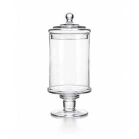 Cylinder Potiche Şeker Vazosu 33cm